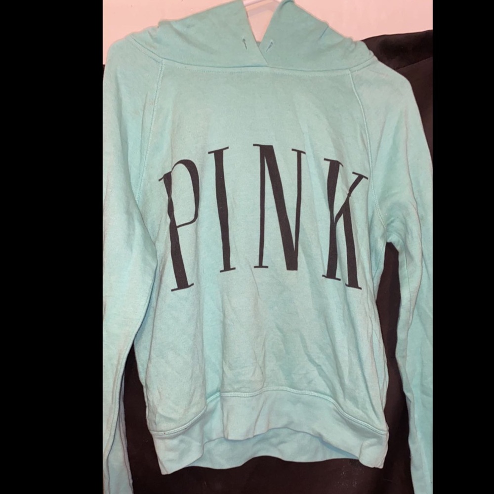 Women’s PINK teal hoodie